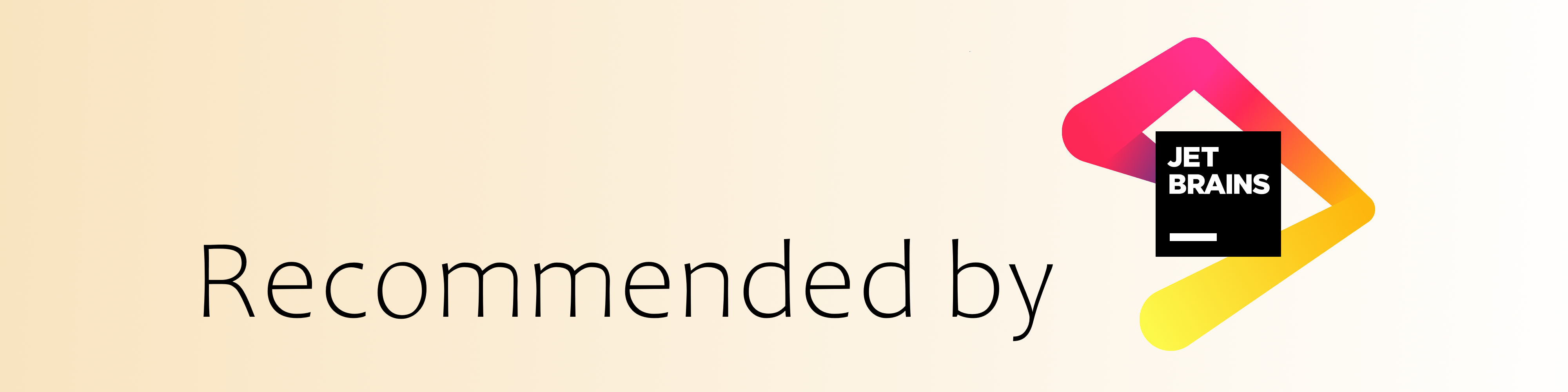 Recommended by JetBrains